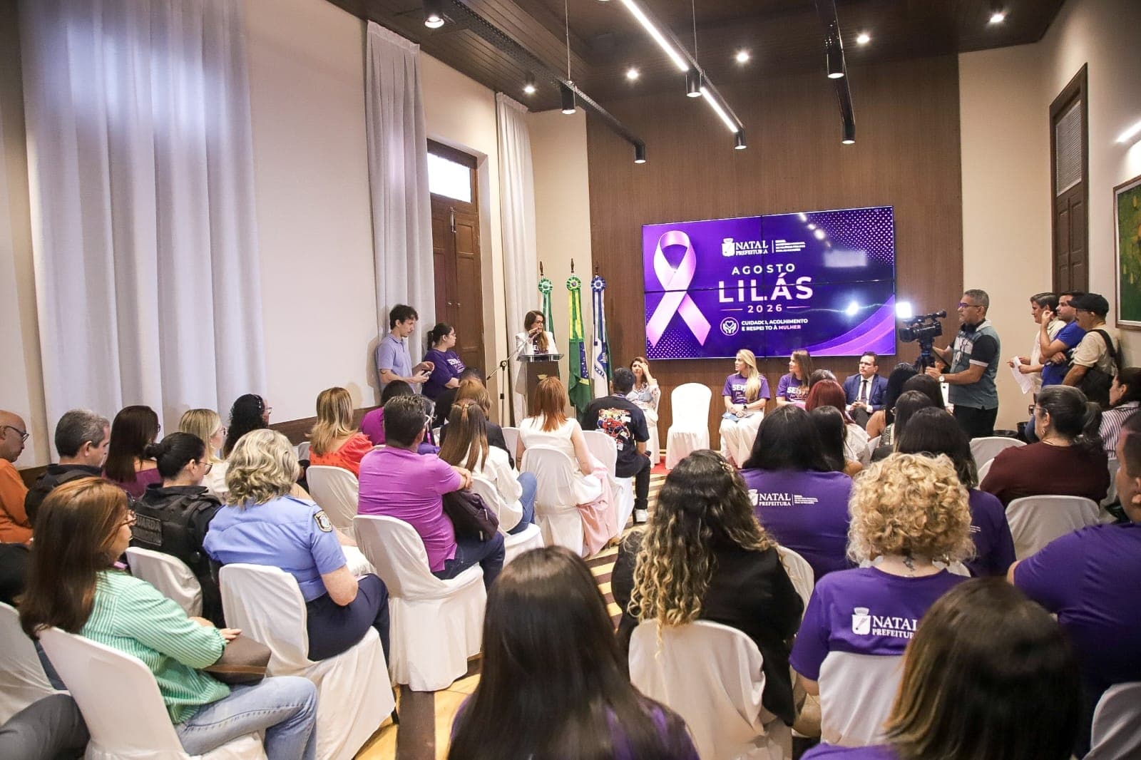 Agosto Lilás mobiliza rede de proteção e amplia ações de enfrentamento à violência contra a mulher
