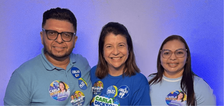 Carla Dickson recebe importante apoio do Vereador Ricardo Caridade de Extremoz em evento com centenas de lideranças
