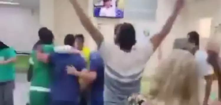 (Vídeo)Virada da seleção Brasileira rende comemoração emocionante dentro de UPA em Belém